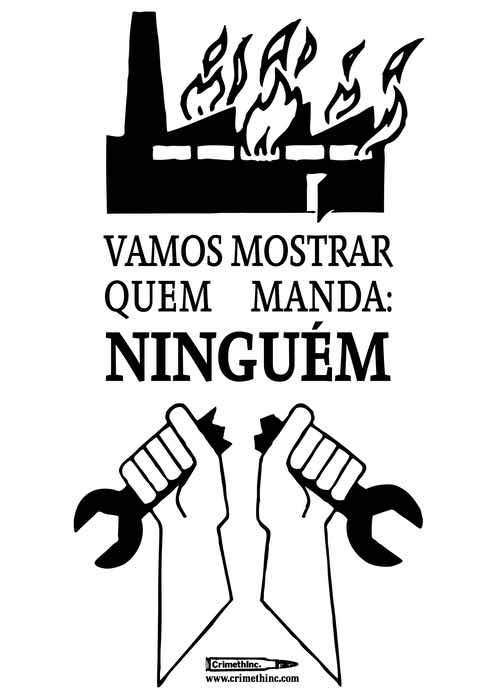 Photo of ‘Vamos Mostar Quem Manda: Ninguém (Portugues Brasileiro)’ front side